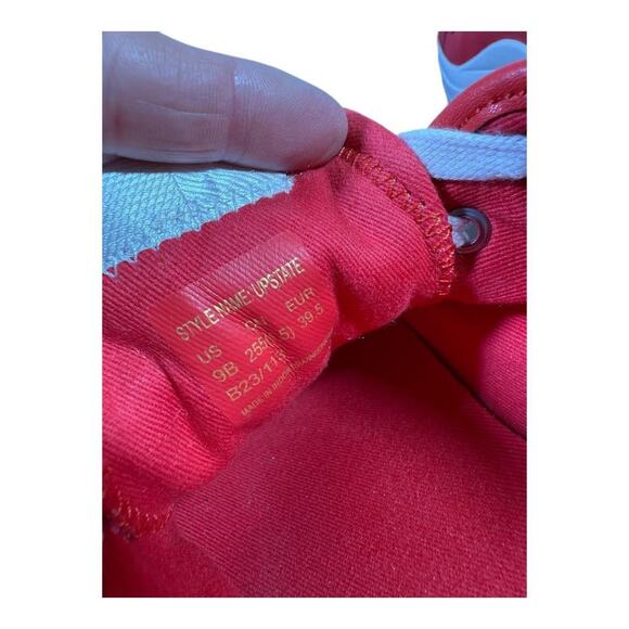 Kate Spade New York Upstate Chunky Red Platform Sneaker Women size 9 - Picture 6 of 9